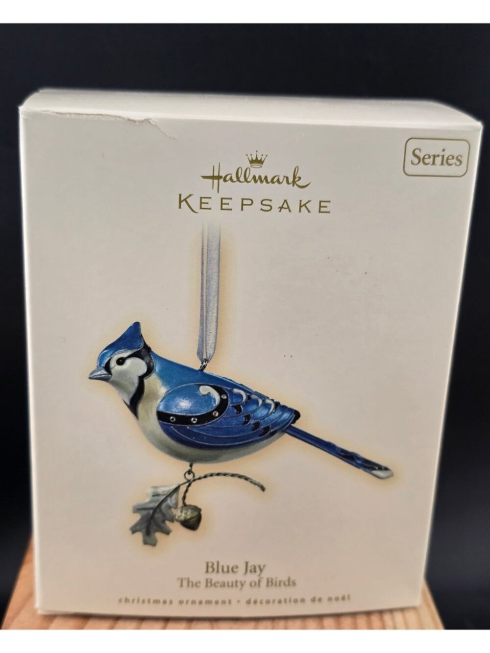 Hallmark Keepsake Ornament Blue Jay The Beauty Of Birds 2007 3rd in Series